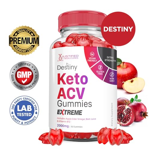 (5 Pack) Destiny Keto ACV Gummies Extreme 2000MG Destiny Keto Gummies Advanced